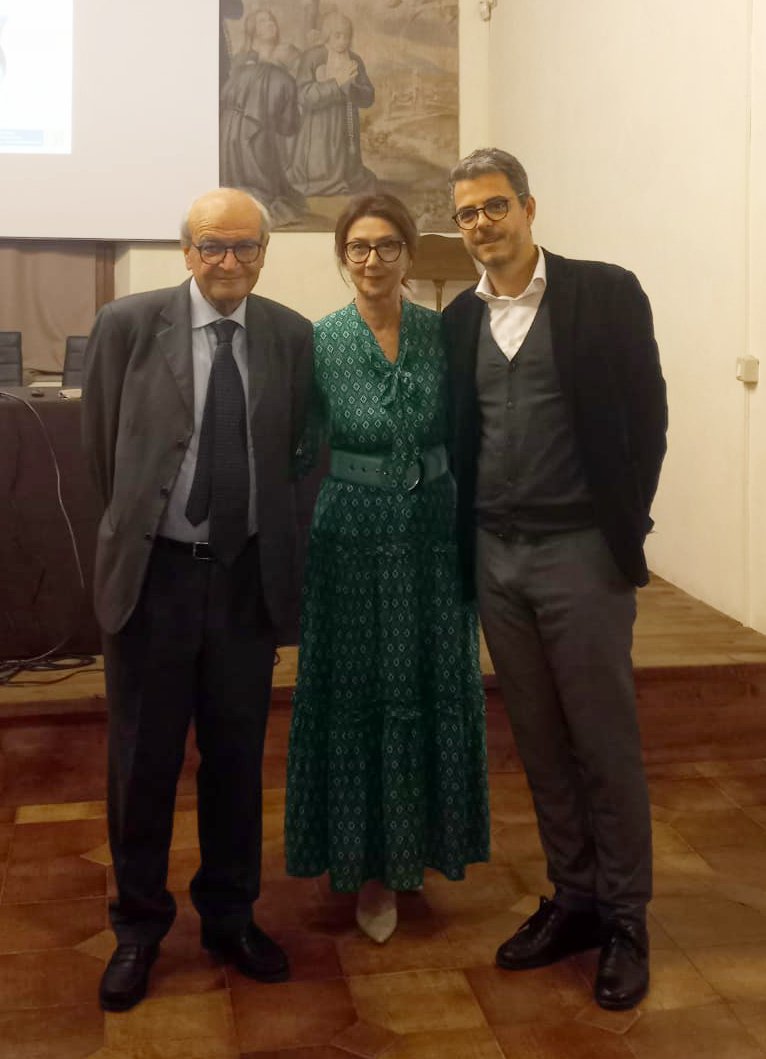 Il prof. Bogdani con gli ambasciatori Bitri Lani e Bova